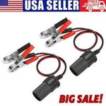 12V Car Battery Alligator Clamp Cable Clip Lot Cigarette Lighter Adapter Socket. Fixed Price $30.79.