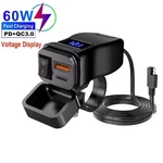 Qc 3.0 Motorcycle Dual Usb Phone Gps Super Fast Charger Adapter Waterproof. Fixed Price $18.90.