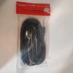 Radio Shack Ft 42-2443 Headphones Cable Cord Coiled 1/4" Male/female Nip. Fixed Price $12.99.