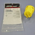 Cooper Arrow Hart Yellow Corrosion Resistant Quickgrip Plug 15A-125V AH5965CR. Fixed Price $14.80.
