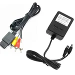 Av Rca Audio+ac Cable Power Supply Adapter Cord For Super Nintendo Snes Game Set. Fixed Price $11.99.