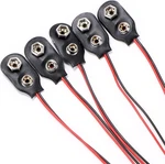 Sturdy 9V Battery Clip Connectors - 5 Pack For Electronics & Power Supplies. Fixed Price $8.36.