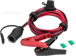 Battery Alligator Clips Clamp Clip-on Female Cigarette 12AWG 30A 10 Feet. Fixed Price $35.80.