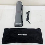 Chefman Go Rollable Silicone Warming Mat 23.5" X 15.8" Grey Black Bag. Fixed Price $53.00.