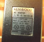Genuine Kenwood Class Ac-dc Adapter Power Supply W09-1211-05 12V 200MA. Fixed Price $13.95.