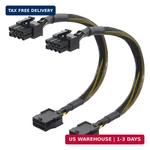 2-PACK 8 Pin Pcie Extension Cable 10 Inches (male To Female, Not For Direct Ps. Fixed Price $17.86.