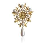 Antique Water Drop Leaf Branch Brooch Pins For Women Elegant Beauty Queen Ca. Fixed Price $17.98.