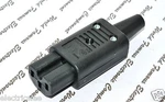 1PCS-SCHURTER 4781-0100 Iec C15 15A 250VAC Re-wireable Female Plug -connector. Fixed Price $8.90.