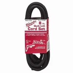 Milwaukee 48-76-4008 Quik Lok Grounded Cord Black. Fixed Price $25.25.