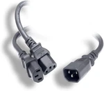 Monoprice Power Cord Splitter - 6FT Black, Iec 60320 C14 To 2X C13. Fixed Price $9.99.