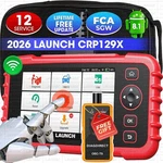 2026 Launch CRP129X OBD2 Car Scanner Engine Abs Srs Sas Tpms Epb Diagnostic Tool. Fixed Price $189.00.