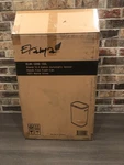 Elama 14.5 Gallon Automatic Sensor Hands Free Trash Can In Black. Fixed Price $76.28.