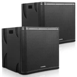Sound Town 2-PACK 1400W Powered Subwoofers With Dsp (CARME-15SPW-PAIR). Fixed Price $897.59.