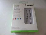 Belkin AV10127TT03-WHT 3.5MM Mixit Aux Cable 3FT White New. Fixed Price $12.89.