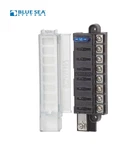 Blue Sea 5046 St Blade Compact Fuse Block - 8 Circuits W/ Cover. Fixed Price $42.95.