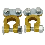 Ampper Battery Terminal Connector Clamps, Top Post Brass, 1 Set. Fixed Price $14.76.