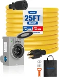 Amp 25FT Generator Cord And Power Inlet Box Kit, Nema L14-30P L14-30R,. Fixed Price $169.19.