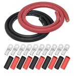 2/0 Gauge Welding Wire, Igreely Ft BLACK+5 Red Awg Copper. Fixed Price $68.99.