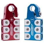 6X1/0 Gauge Awg Battery Clamps Terminal, Colored Anode 12 Volt Termin.... Fixed Price $72.98.