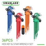 37PC Ball End Hex Key Wrench Set Star Long Arm Sae Metric Industrial Grade. Fixed Price $25.79.