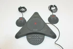 Polycom Soundstation 2201-03309-001-G And Two Extension Mics. Fixed Price $24.99.