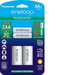 Panasonic Eneloop Aa 1.2V 2000MAH Rechargeable Ni-mh Battery With Spacer, 2100. Fixed Price $29.45.