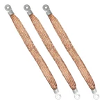 Kvaey 3PCS Automotive Strap, Flat Braided Copper Grounding Cable Strap.... Fixed Price $12.33.