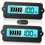 2 Pcs Battery Meter Blue Back-light Capacity Monitor Dc 8-63V Digital. Fixed Price $31.25.