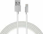 Just Wireless - Apple Mfi Certified 6FT Lightning Usb Cable Silver Braided. Fixed Price $9.99.