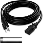 Elecan 3-PRONG Replacement Power Cord 25 Ft, Heatproof Flexible Durable Ac.... Fixed Price $12.74.