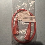 Monoprice Extension Cord - 2FT Red, C14 To C13, 14AWG, 10A. Fixed Price $8.99.