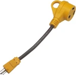Rv Camper Cord Adapter 15A To 30A Female 12INCH Power CR1530, Black. Fixed Price $32.16.