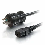 (new) C2G 6FT Hospital Grade Green Dot 5-15P To C13 Black Power Cord 18AWG. Fixed Price $11.99.