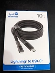 Just Wireless Ultra Braided Usb-c To Flat Charging Cable 10FT Iphone 15/16. Fixed Price $19.95.