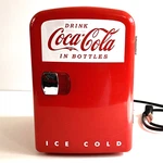 Classic Coca Cola Koolatron KWC-4 2012 Mini Cooler/warmer Portable Fridge. Fixed Price $23.60.