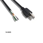 Kentek 6 Ft 14 Awg Ac Power Cord Nema 5-15P To Roj Pigtail 3 Wires 15A/125V. Fixed Price $14.18.