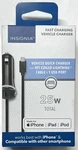 Insignia 25 W Apple Mfi Certified 9' Car Charger For Iphone/ipad/ipod - Black. Fixed Price $14.88.