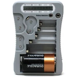 **brand New** 12-TYPE Battery Tester-grey, Lcd Display, For Household Batteries. Fixed Price $14.99.