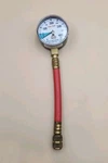 Harvey-westbury Easy-test 0-400 Psi Pressure Gauge W/ Red Hose & Brass Fittings. Fixed Price $12.74.