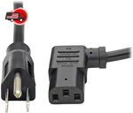 Tripp Lite 6FT Power Cord Nema 5-15P To IEC320 C13 Left Angle 18AWG Ul Listed. Fixed Price $12.34.