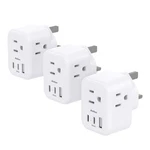 Us To Uk Plug Adapter 3 Pack, Addtam Type Travel With Outlets White. Fixed Price $22.19.
