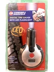 Campbell Hausfeld Digital Tire Gauge With Led Flash, Right. Fixed Price $9.88.
