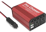 Pro Chaser 400W Car Power Inverter Dc 12V To Ac 110V Converter With Dual Red. Fixed Price $22.00.