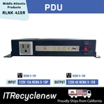Nema 5-15P Pdu With Racklink 4X 5-15R 120V Middle Atlantic RLNK-415R. Fixed Price $41.99.