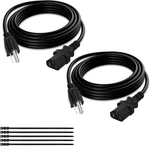 Elecan 3-PRONG Replacement Power Cord 10 FT/2 Pack, Heatproof Flexible Durable. Fixed Price $28.00.