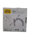 Otterbox Premium Pro Usb-c Cable 6 Ft White Braided Iphone Charging Cord. Fixed Price $13.98.