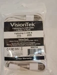 Visiontek Lightning To Usb Charge & Sync Cable For Apple Iphone/ipad/ipod White. Fixed Price $12.74.