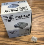 Morris 23015 Push-in Wire Connector 100 Count New. Fixed Price $21.00.