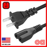 2 Prong Power Cord Polarized 5FT Cable For Vizio Tv D/e/m Series, Sewing Machine. Fixed Price $6.09.