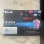 D-link Movienite Plus Streaming Media Player Dsm -312 With Remote Sealed. Fixed Price $15.99.